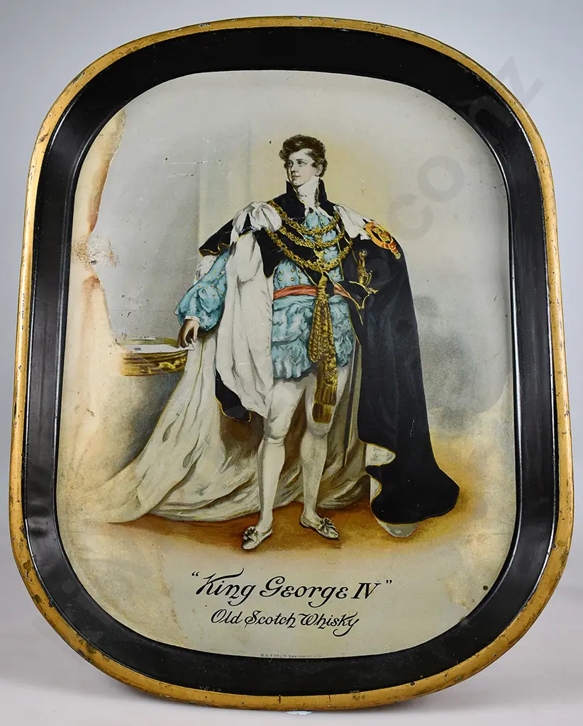 KING GEORGE IV EARLY DRINKS TRAY Image 1++