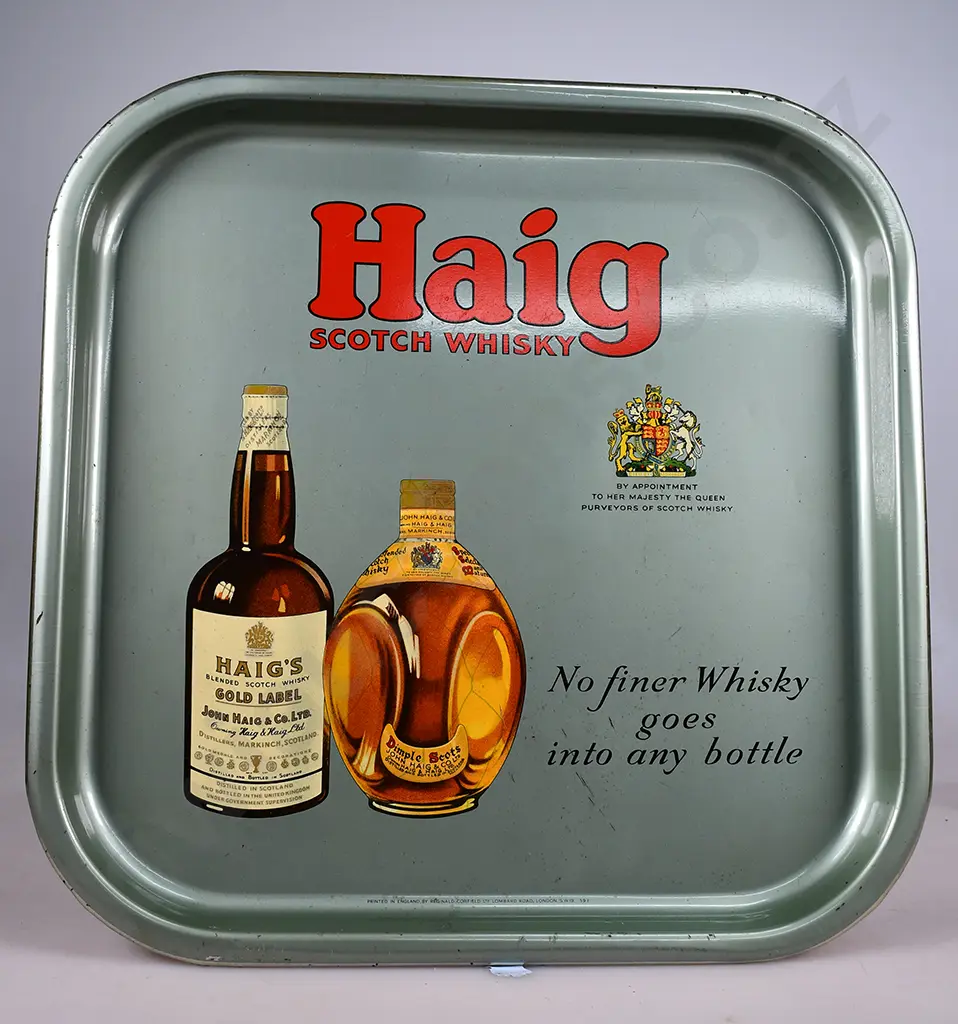 HAIG SCOTCH WHISKY DRINKS TRAY Image 1++