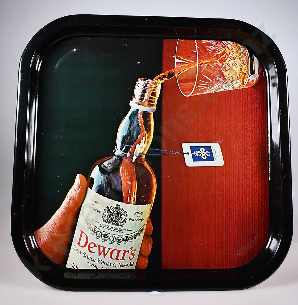 DEWAR'S SCOTCH WHISKY DRINKS TRAY Image 1++