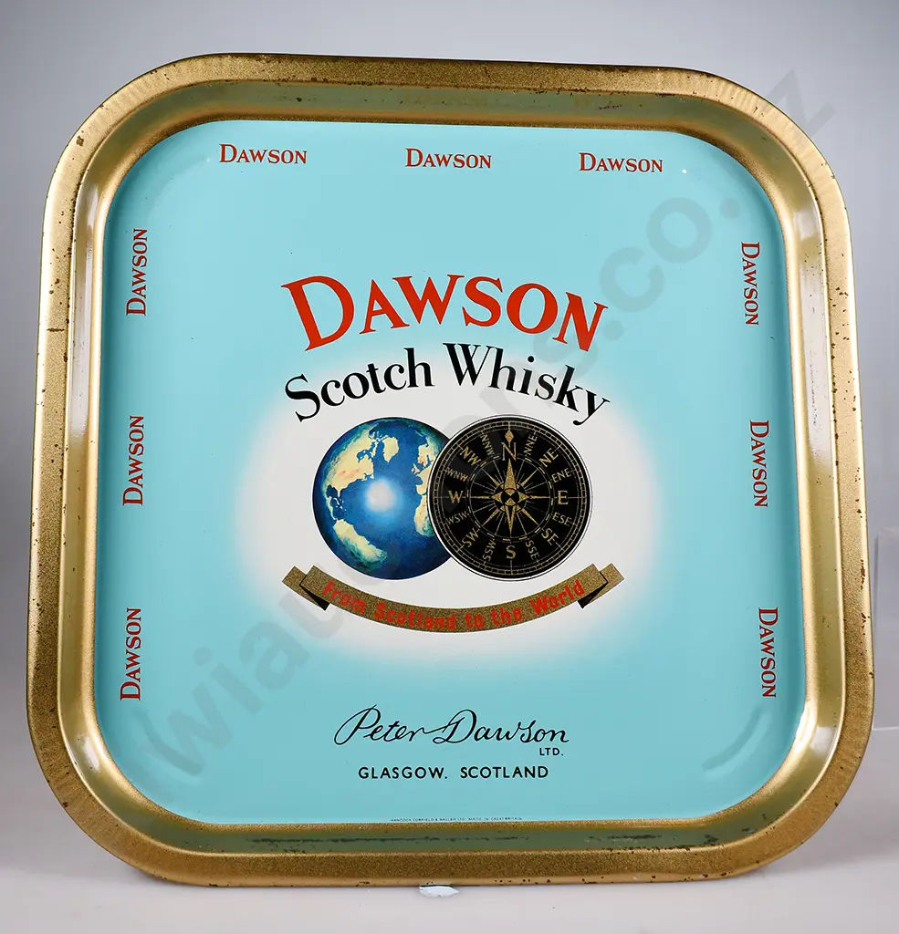 DAWSON SCOTCH WHISKY DRINKS TRAY Image 1++