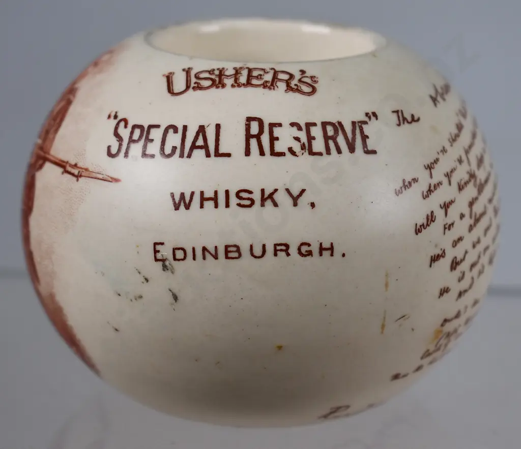 USHER’S WHISKY MATCH STRIKER Image 1++