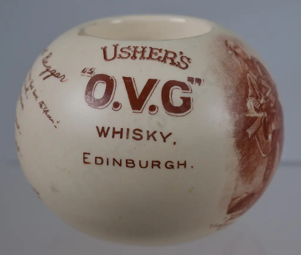 USHER’S WHISKY MATCH STRIKER Image 1++