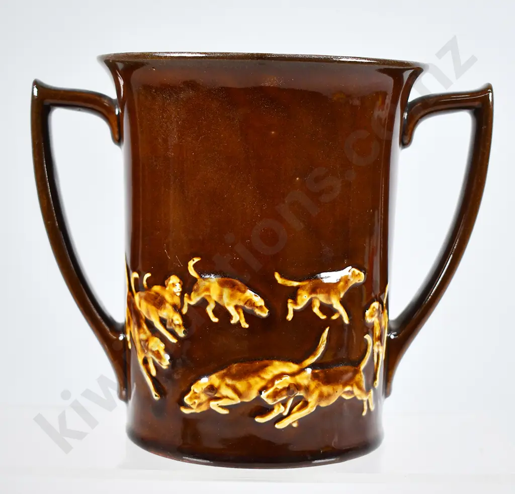 ROYAL DOULTON KINGSWARE LOVING CUP SPORTING SQUIRE Image 1++
