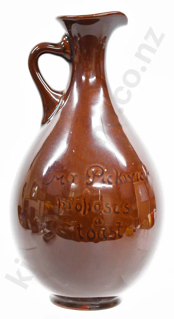 ROYAL DOULTON KINGSWARE FLASK PICKWICK PROPOSES A TOAST Image 1++