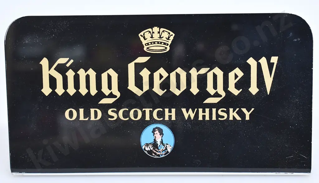KING GEORGE IV SCOTCH WHISKY STAND UP SIGN Image 1++
