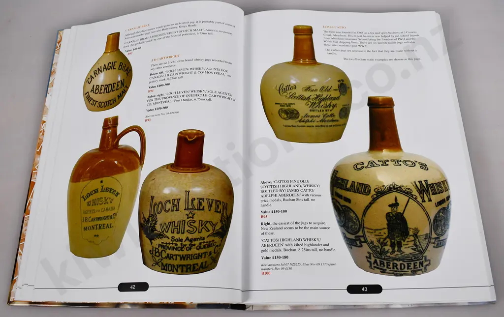 WHISKY GALORE HARD BACK BOOK ON STONEWARE WHISKY JUGS Image 1++