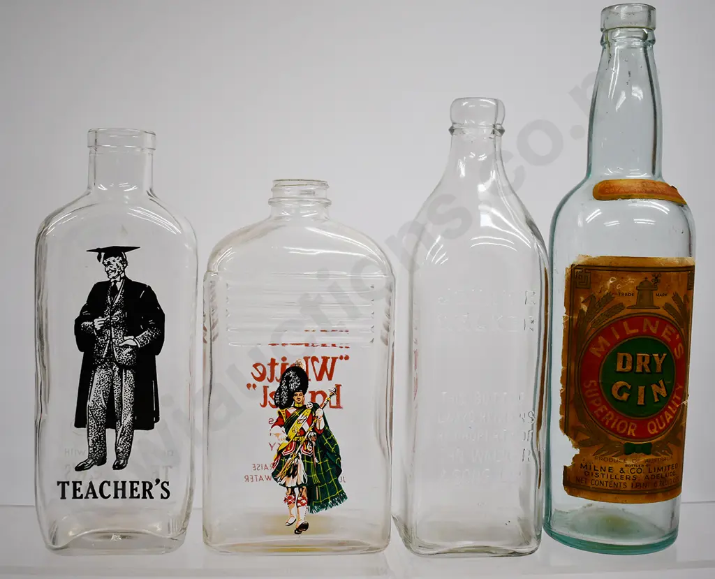 LABELED WHISKY GIN BOTTLES Image 1++