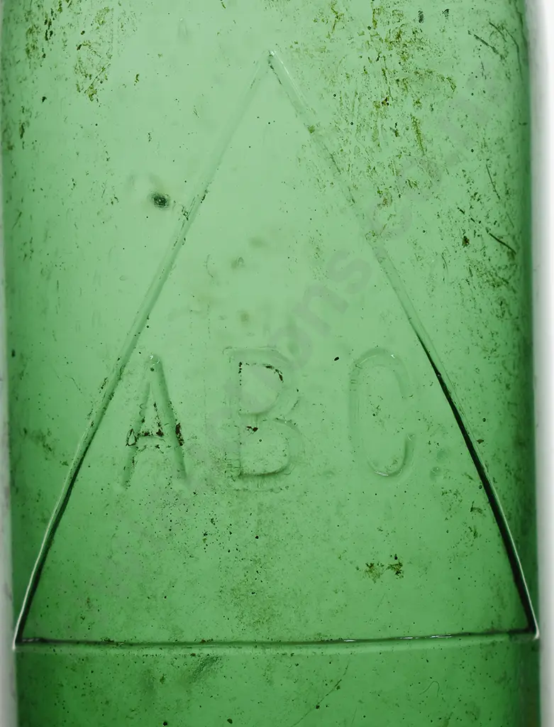 ABC TEAL GREEN RING SEAL BEER Image 1++