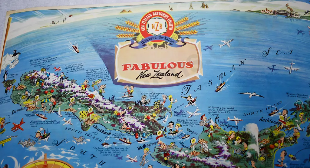 NZ BREWERIES POSTER CALENDAR & NELSON POSTER Image 1++