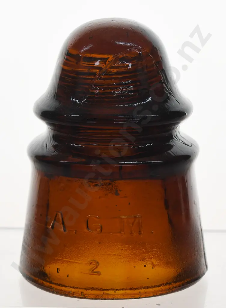 AMBER GLASS INSULATOR Image 1++