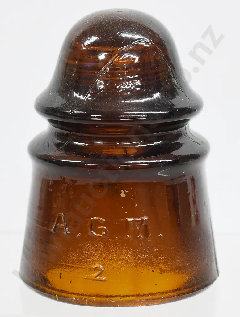 AMBER GLASS INSULATOR Image 1++