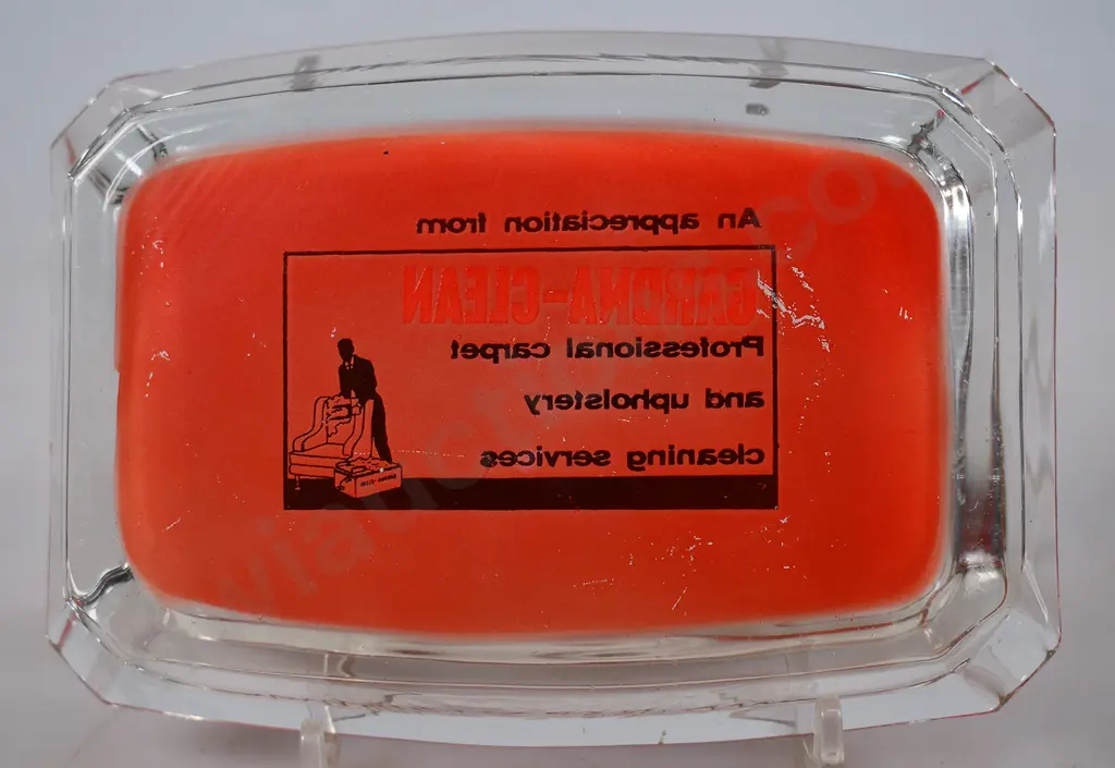 GARDNA-CLEAN ADVERTISING ASHTRAY Image 1++