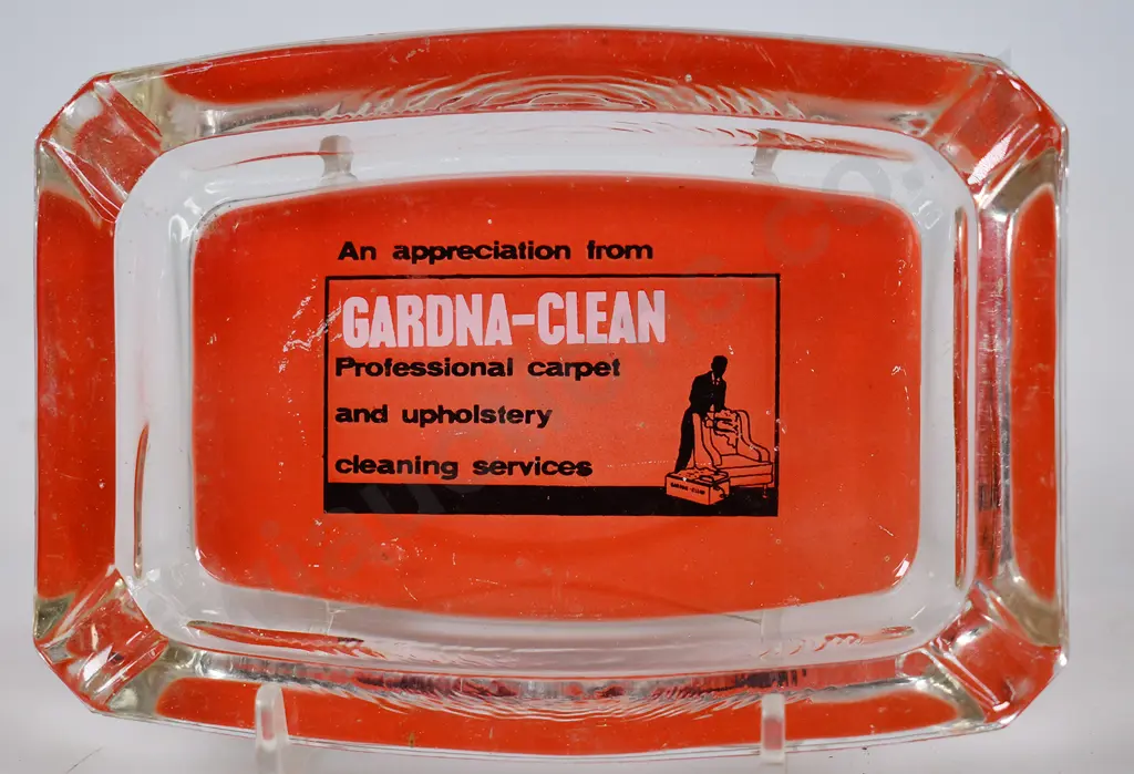 GARDNA-CLEAN ADVERTISING ASHTRAY Image 1++