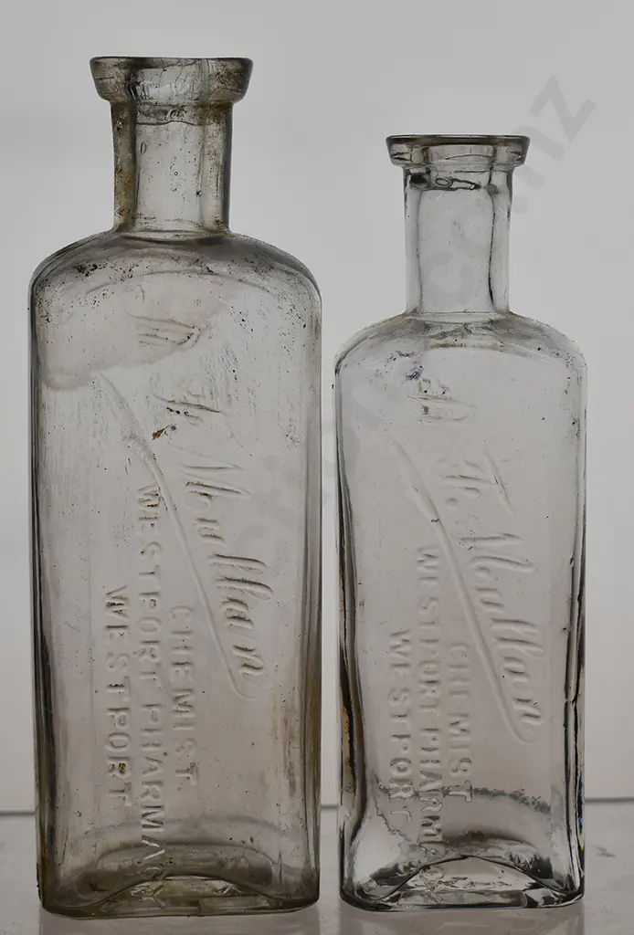 MULLAN WESTPORT CHEMIST BOTTLES Image 1++