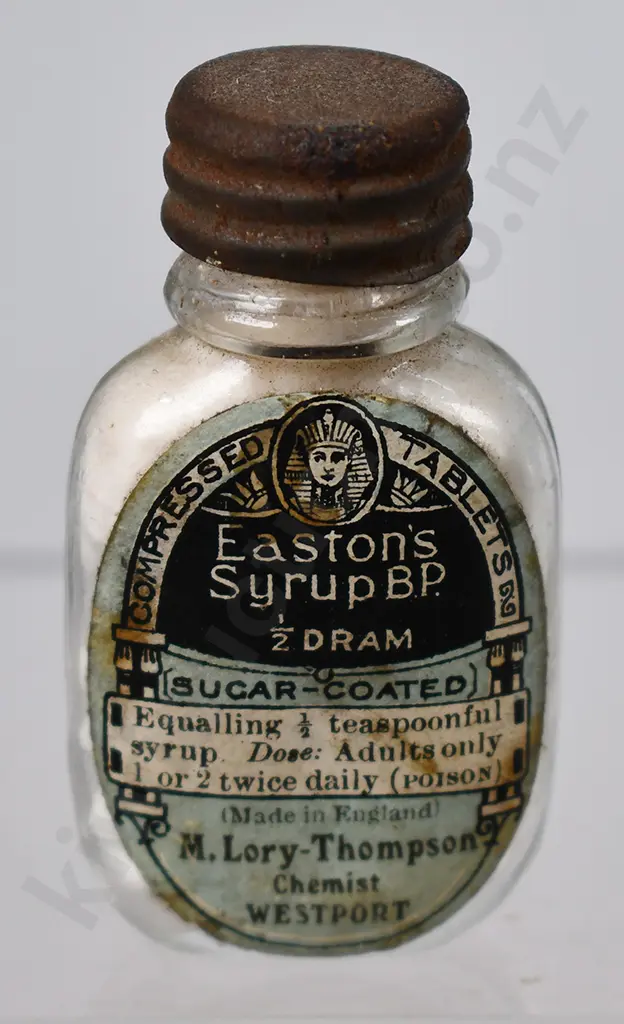 BROSNAHAN'S GRAND PHARMACY, LORY-THOMPSON WESTPORT CHEMIST BOTTLES Image 1++