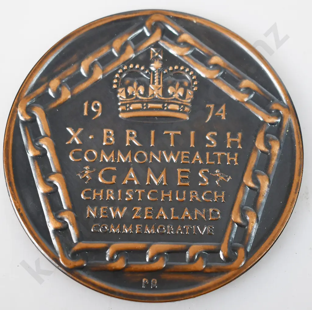 1974 COMMONWEALTH GAMES PARTICIPATION MEDAL Image 1++