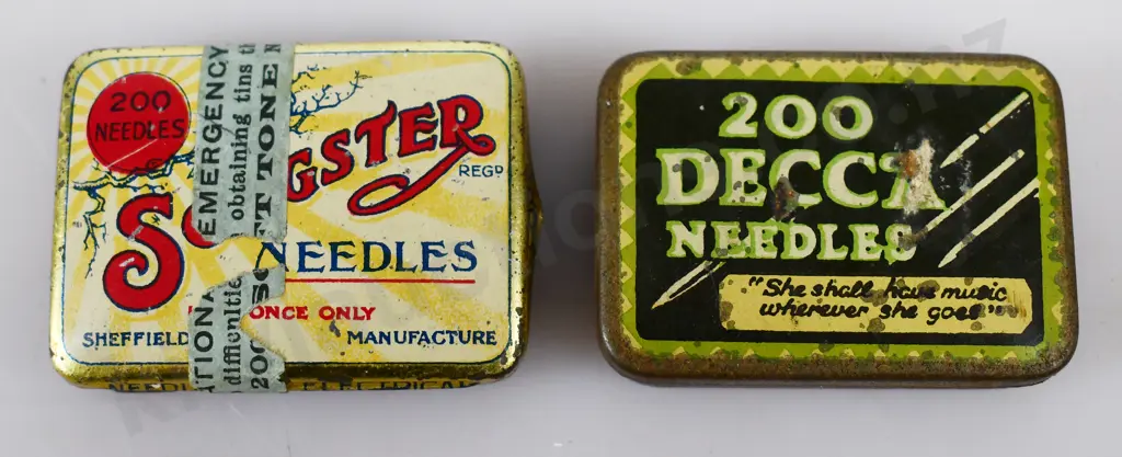 GRAMOPHONE NEEDLE TINS Image 1++