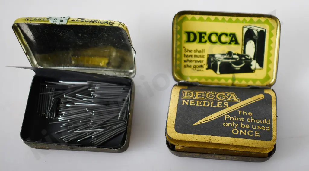 GRAMOPHONE NEEDLE TINS Image 1++