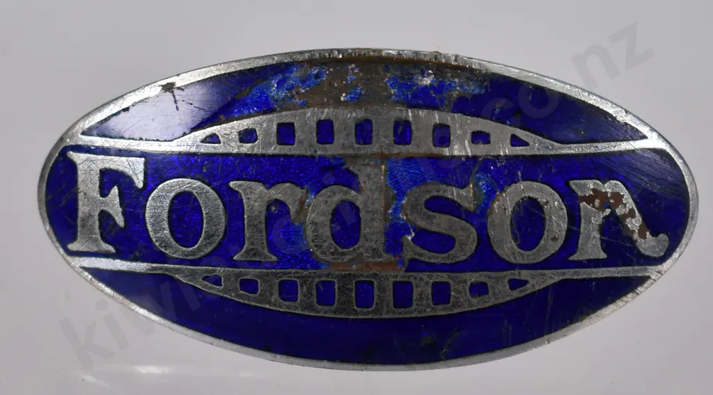 FORDSON TRACTOR BADGE, MAJESTIC SPARK PLUG Image 1++