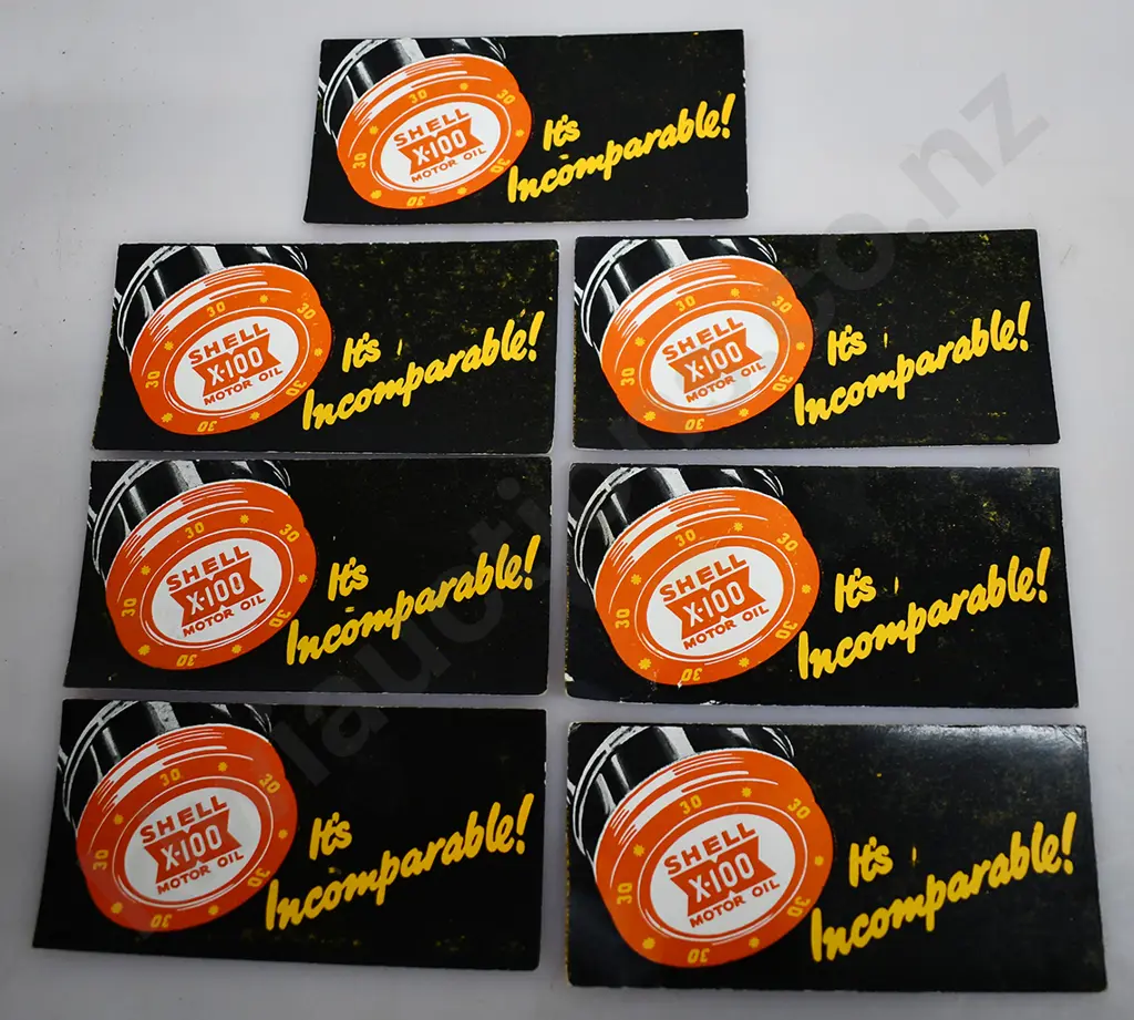 SHELL X-100 MOTOR OIL BLOTTERS Image 1++
