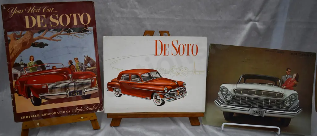 DE SOTO CAR DEALER SALES BROCHURES Image 1++