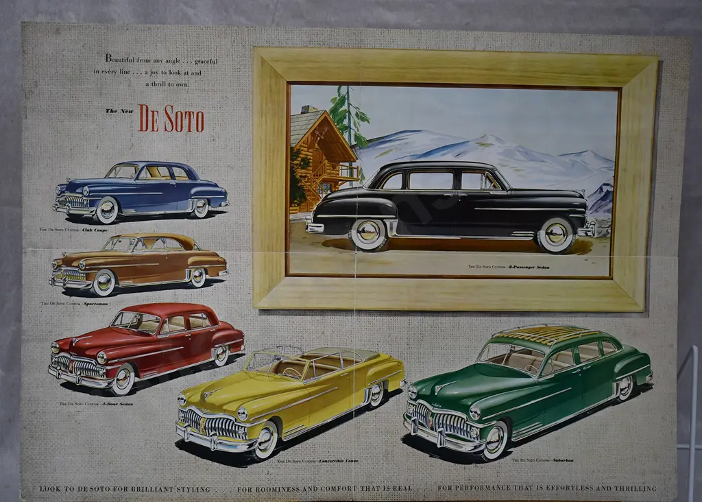 DE SOTO CAR DEALER SALES BROCHURES Image 1++