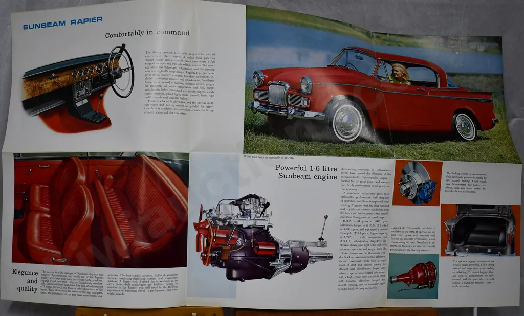 SUNBEAM RAPIER DEALER SALES BROCHURES Image 1++