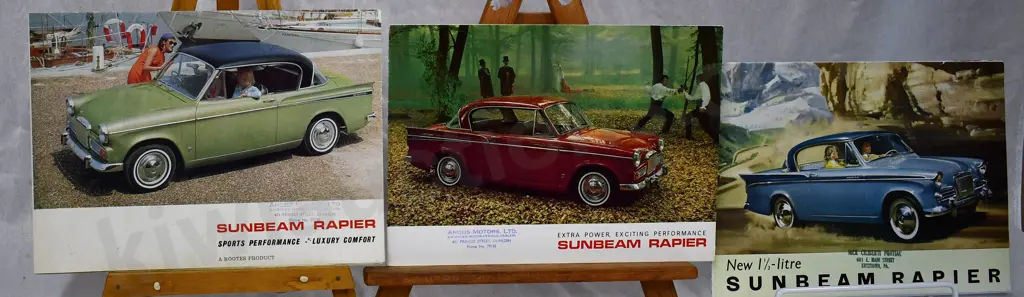 SUNBEAM RAPIER DEALER SALES BROCHURES Image 1++