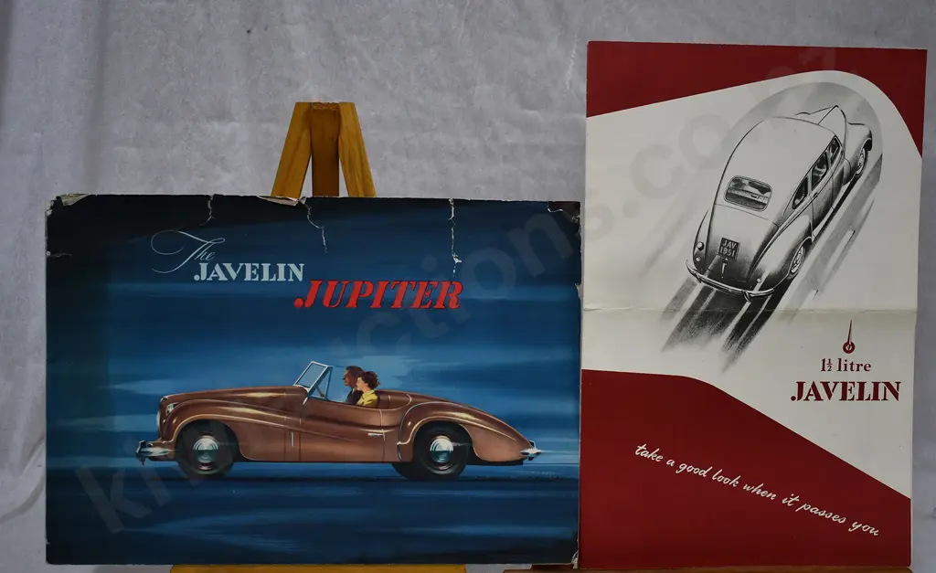 JOWETT JAVELIN SALES BROCHURES Image 1++