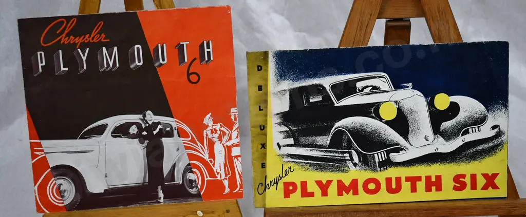PLYMOUTH CAR DEALER BROUCHURES Image 1++