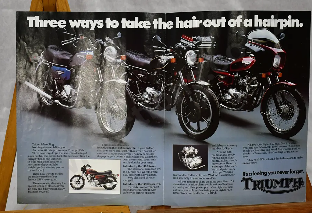 MOTORCYLE DEALER BROUCHURES Image 1++