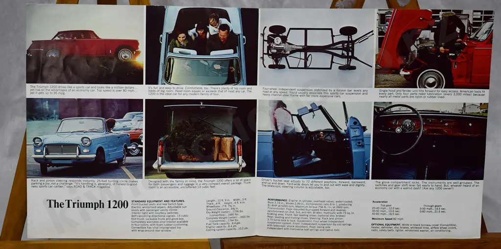 TRIUMPH CAR DEALER BROUCHURES 1960'S Image 1++