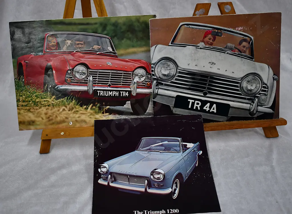 TRIUMPH CAR DEALER BROUCHURES 1960'S Image 1++