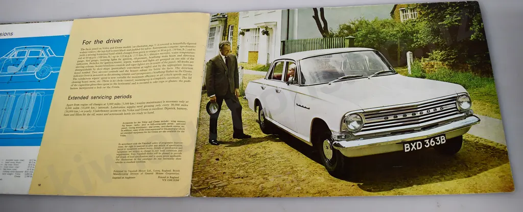 VAUXHALL CAR DEALER BROUCHURES 1960'S Image 1++