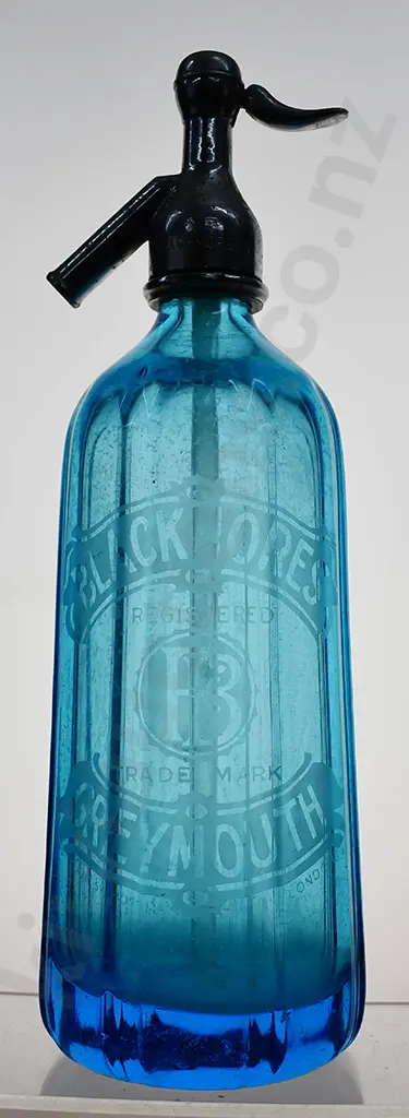 BLACKMORES GREYMOUTH BLUE SODA SYPHON Image 1++