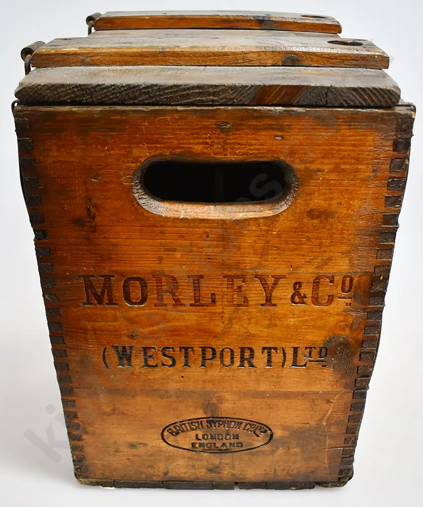 MORLEY'S WESTPORT SODA SYPHON CRATE Image 1++