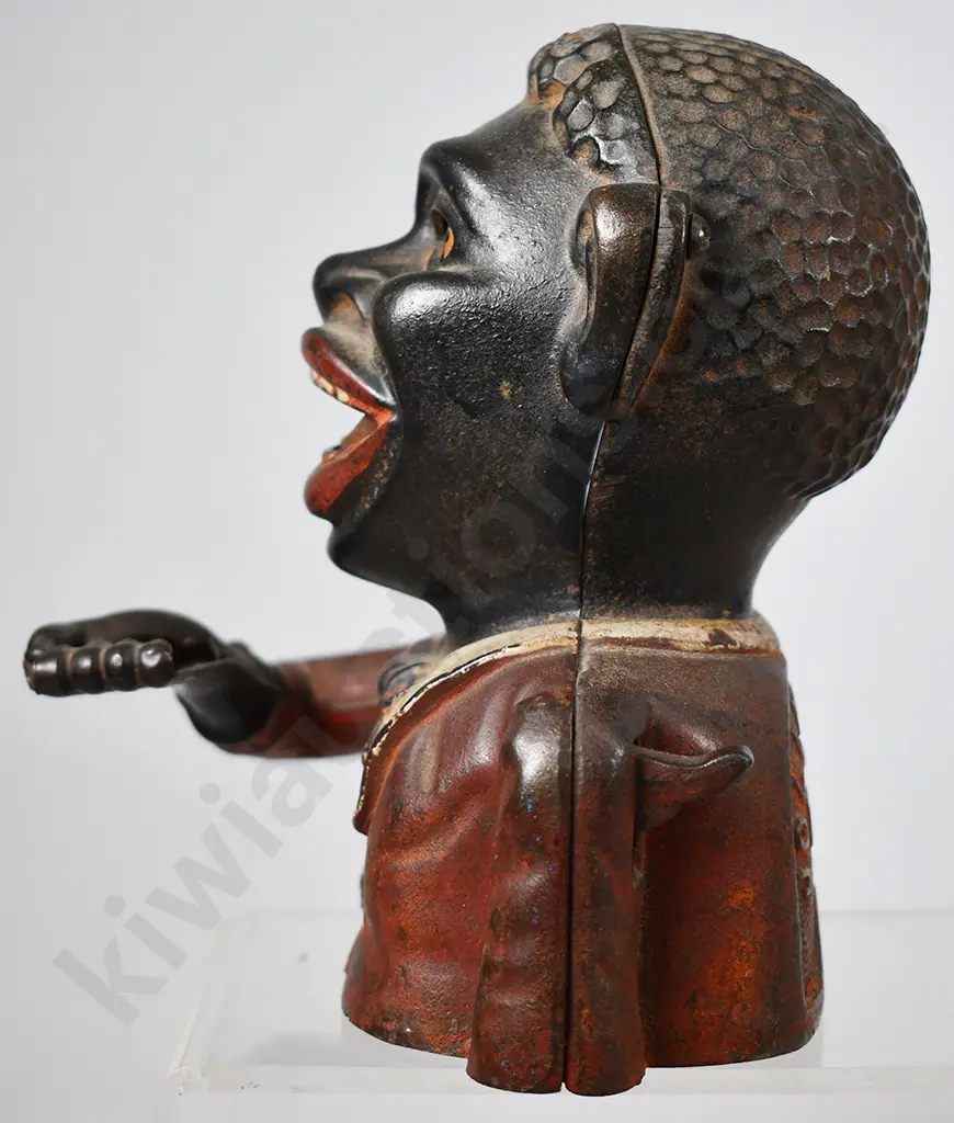 CAST IRON JOLLY NI**ER BANK Image 1++