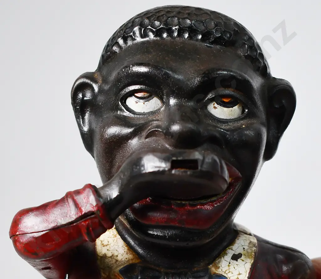 CAST IRON JOLLY NI**ER MONEY BANK Image 1++