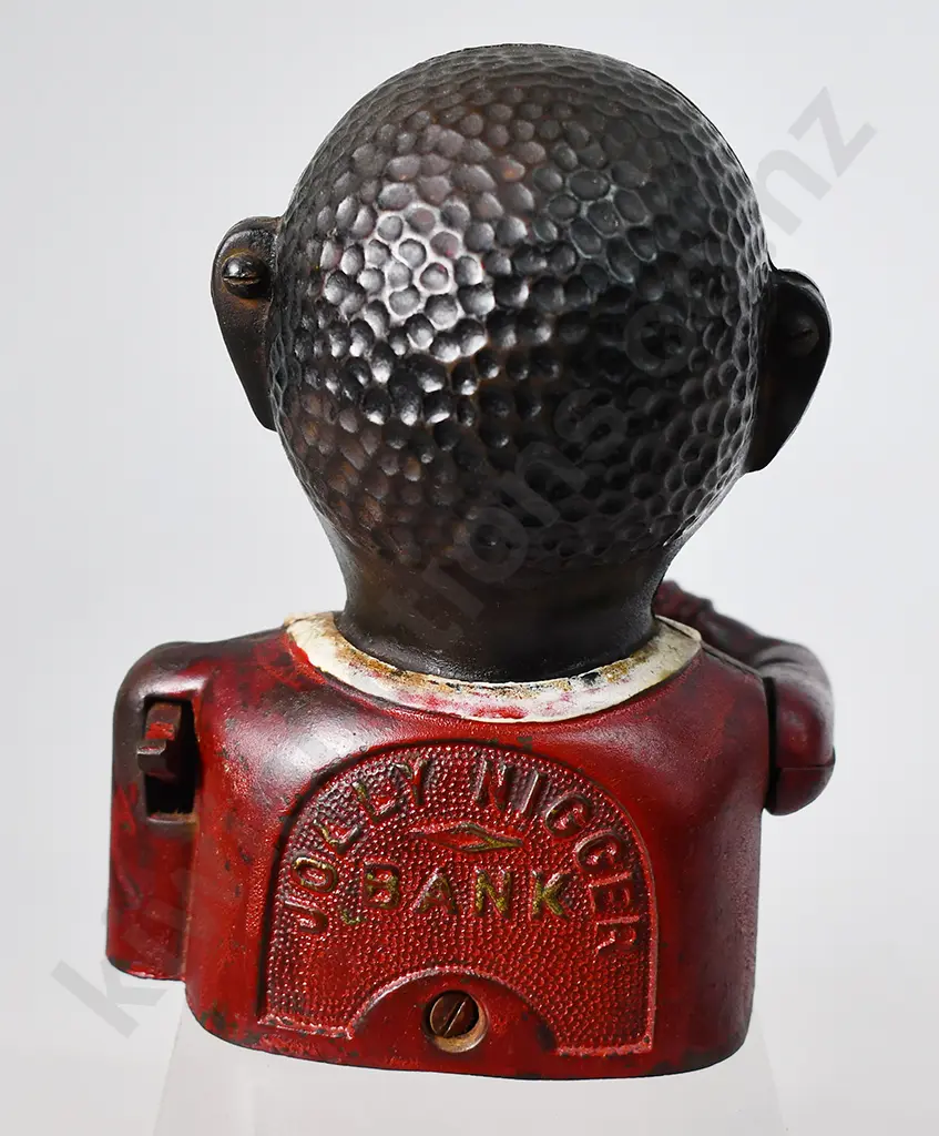 CAST IRON JOLLY NI**ER MONEY BANK Image 1++