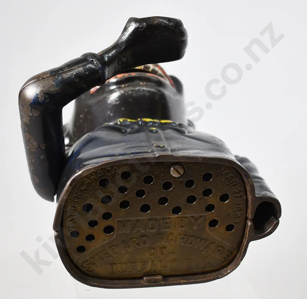 ORIGINAL CAST IRON JOLLY NI**ER BANK Image 1++