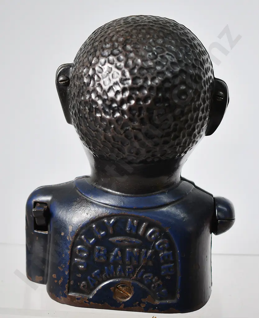 ORIGINAL CAST IRON JOLLY NI**ER BANK Image 1++