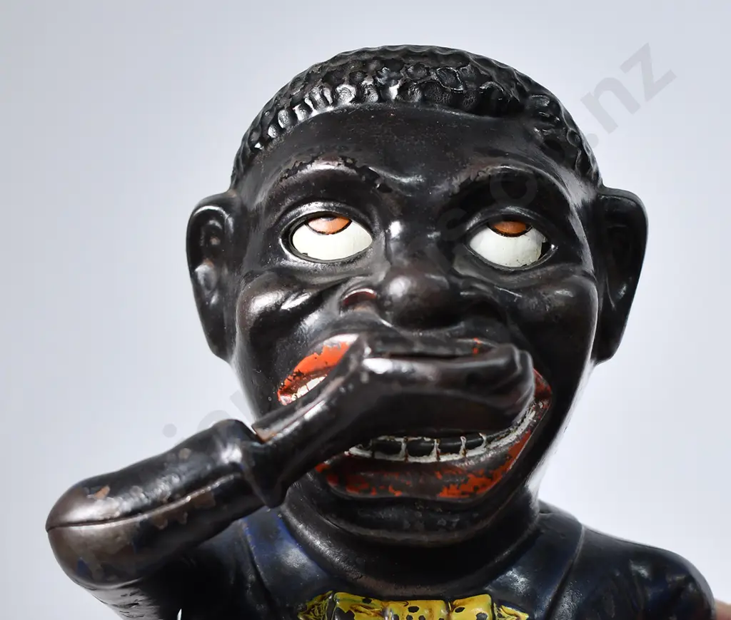 ORIGINAL CAST IRON JOLLY NI**ER BANK Image 1++