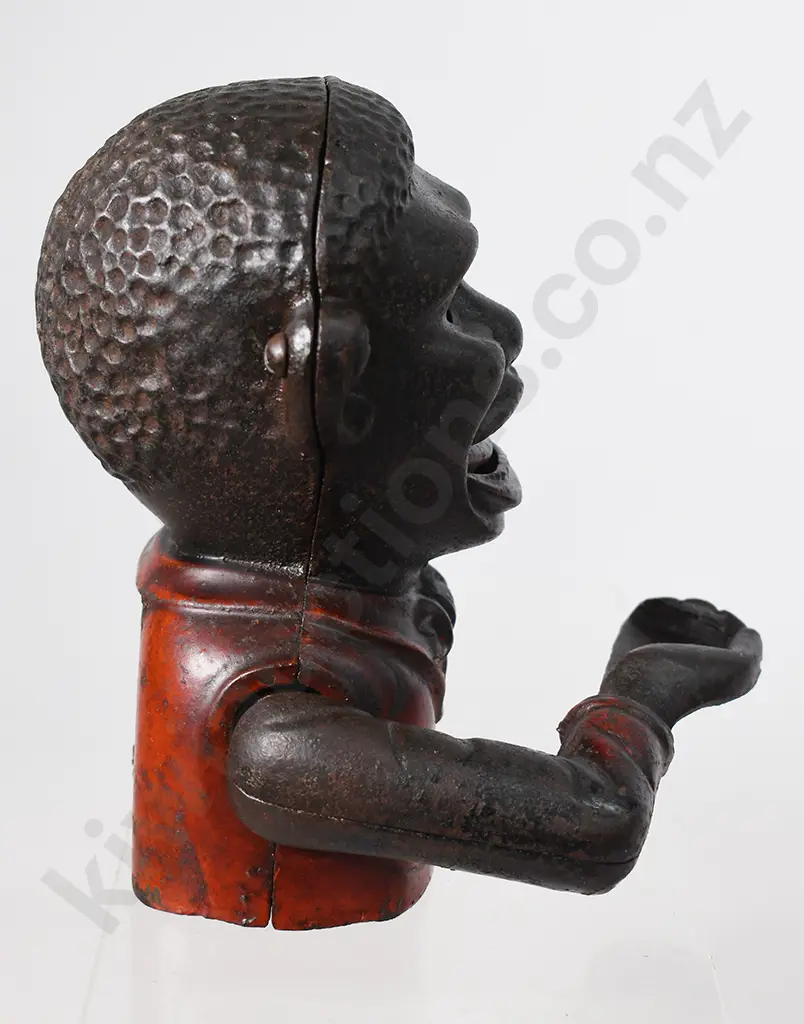 LITTLE JOE CAST IRON MONEY BANK Image 1++