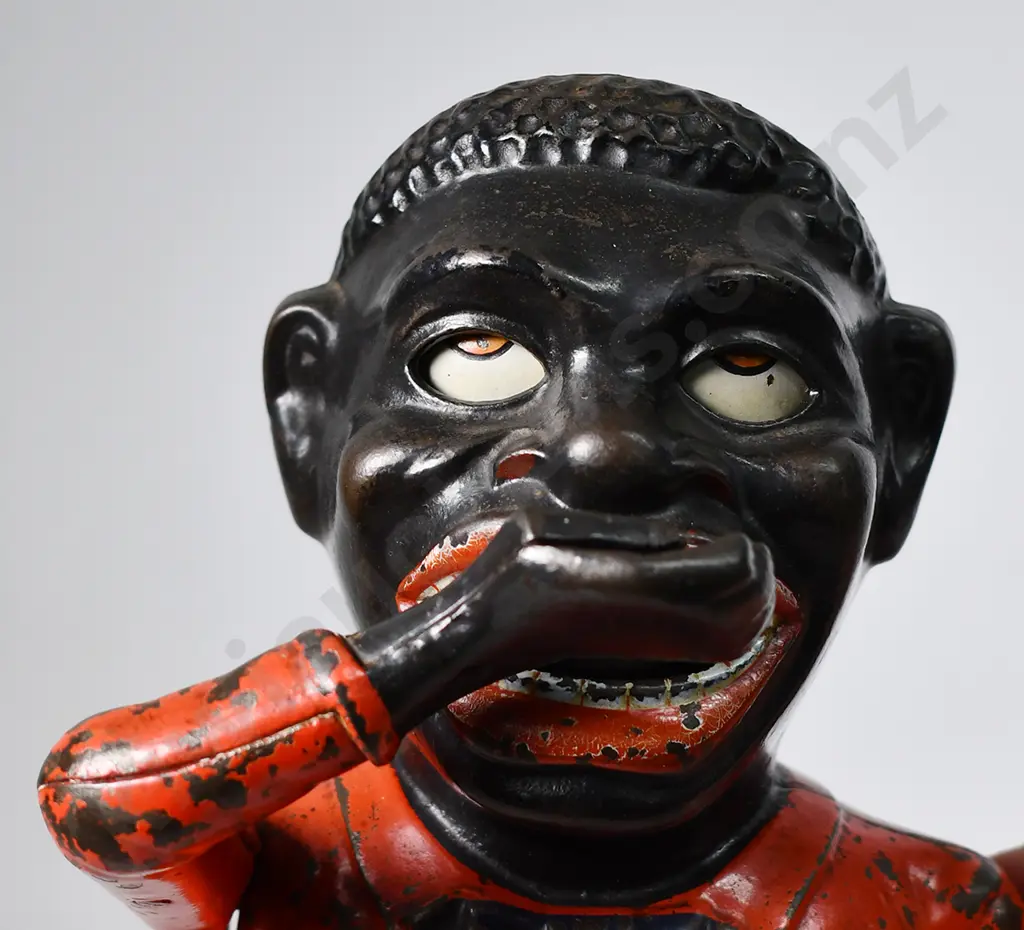 ORIGINAL CAST IRON JOLLY NI**ER BANK Image 1++