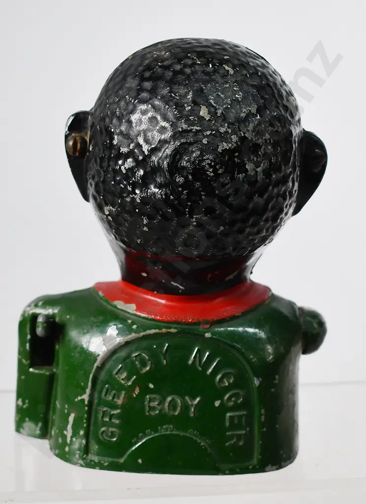 GREEDY N****R BOY MONEY BANK Image 1++