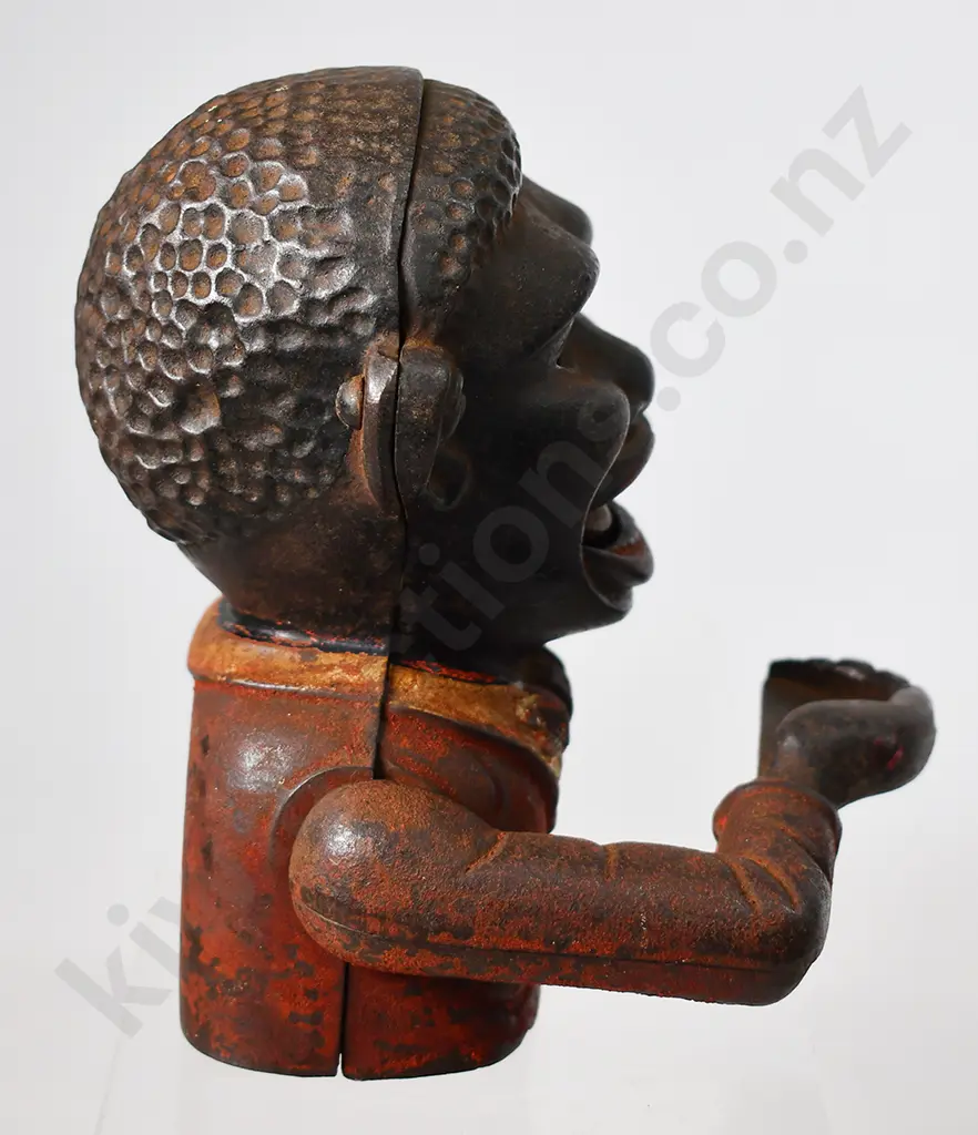 LITTLE JOE CAST IRON MONEY BANK Image 1++