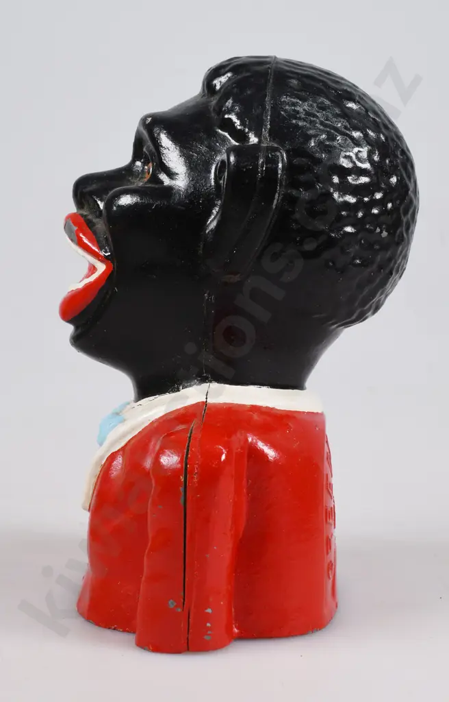 GREEDY N****R BOY MONEY BANK DOOR STOP Image 1++