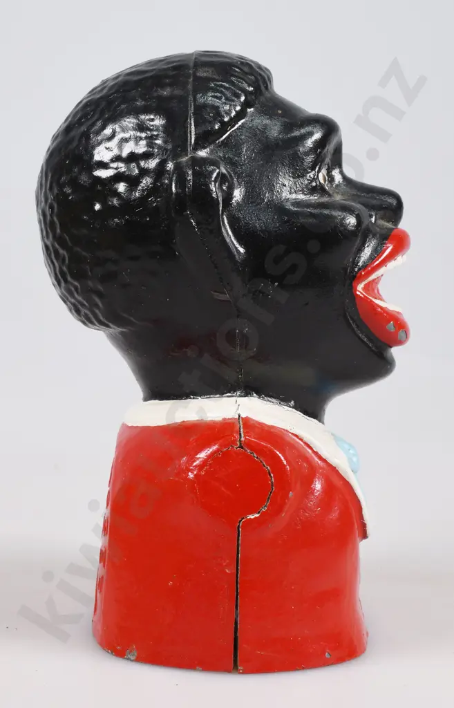 GREEDY N****R BOY MONEY BANK DOOR STOP Image 1++