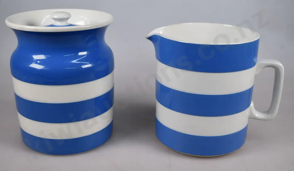 CORNISH WARE STORAGE JAR, MILK JUG Image 1++