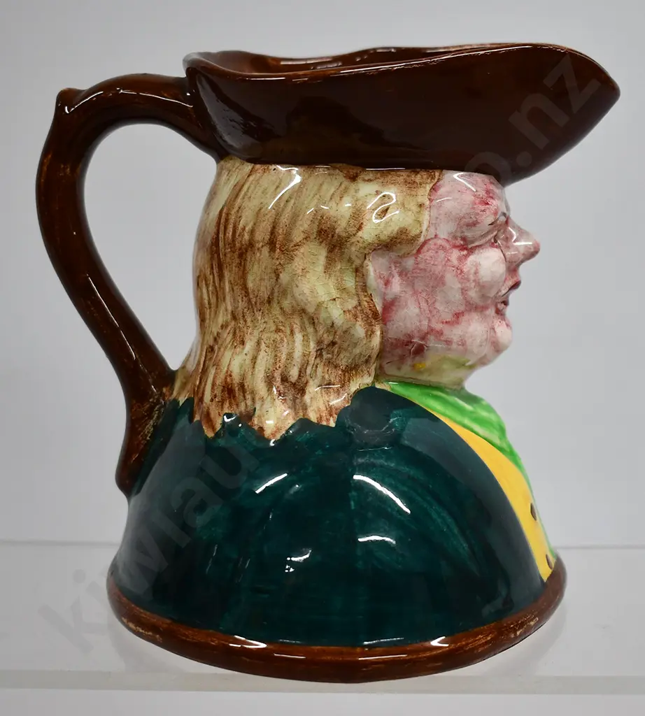 CROWN LYNN HAND PAINTED GLAZED TOBY JUG Image 1++